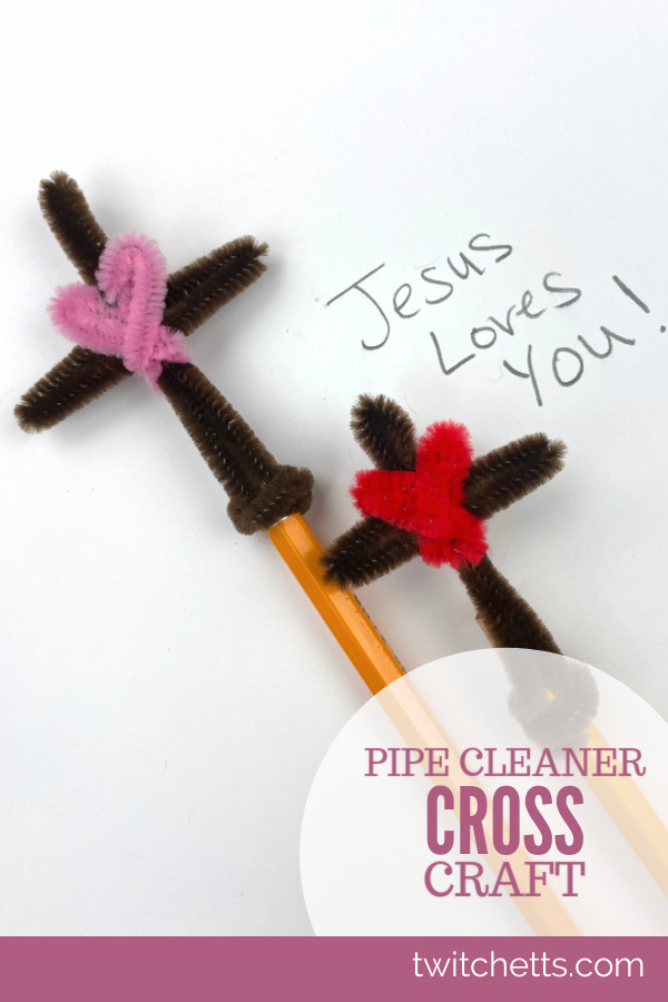 Easy Cross Pencil Toppers Sunday School Crafts For Kids Twitchetts