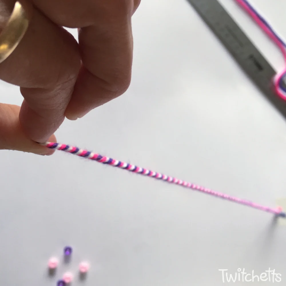 How to make twisted friendship bracelets-step 4