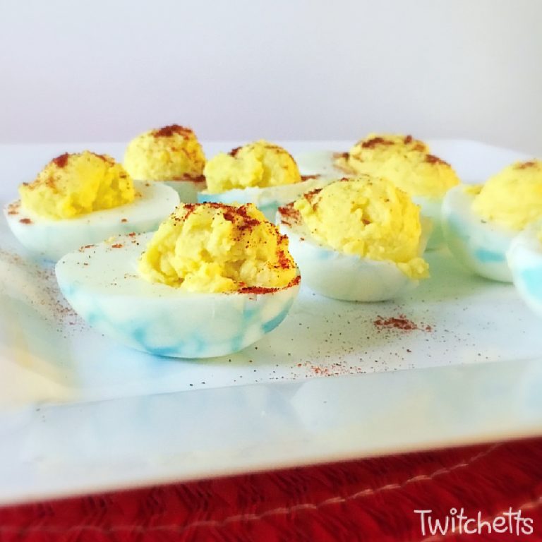 4th of July Deviled Eggs An easy twist to a classic.