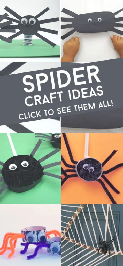 Paper Spider, Kids' Crafts, Fun Craft Ideas
