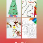 Christmas Printables. Text Reads: "Christmas Printable for Kids"