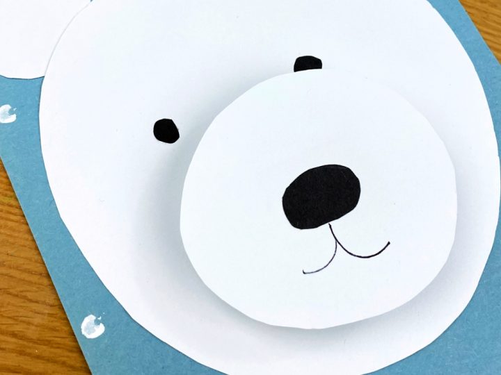 Paper Plate Polar Bear Craft