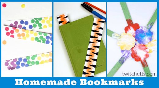 6 Easy Homemade Bookmarks for Kids to Make - Twitchetts