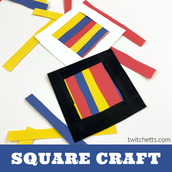 square crafts for preschoolers