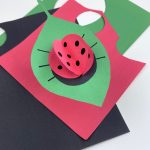 paper ladybug craft.