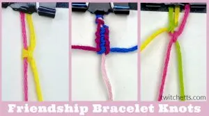 Images of friendship bracelet knots