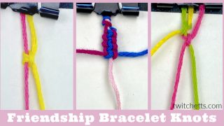 Images of friendship bracelet knots