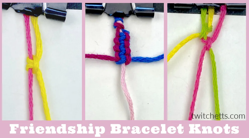 Images of friendship bracelet knots