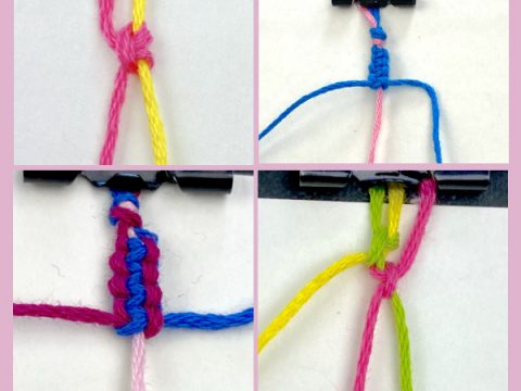 GingerSnaps DIY Square Knot Bracelets for Friendship Day