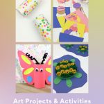 May craft ideas. Text reads "May crafts for preschoolers"