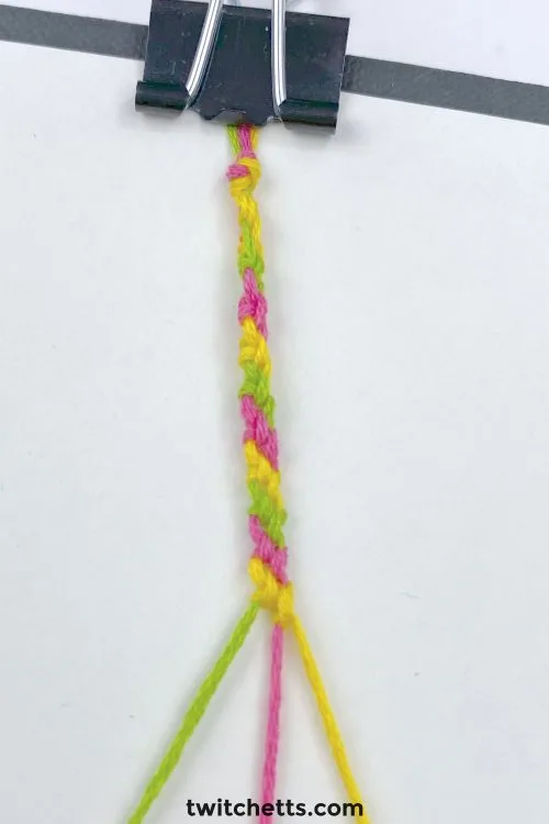 CUSTOMIZABLE Candy Stripe Friendship Bracelet Thread Bracelet