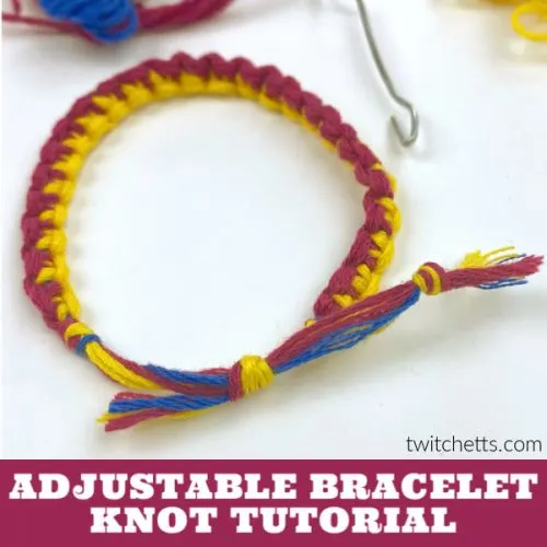 How to make an on sale adjustable friendship bracelet