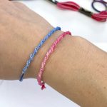 Spiral Bracelet - Forward knot friendship bracelet