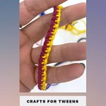 zipper bracelet - text reads "Friendship Bracelet - Crafts for Tweens"