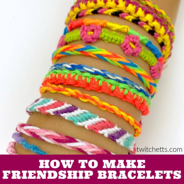 CRAFT Stiffened Embroidery Floss Friendship Bracelets  Maya in the Moment