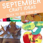 September crafts ideas. Text reads "September Craft Ideas"