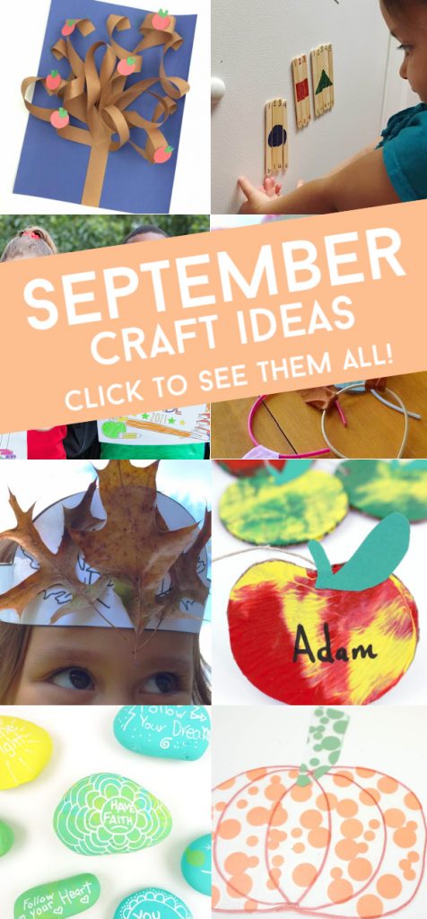 September crafts ideas. Text reads "September Craft Ideas"