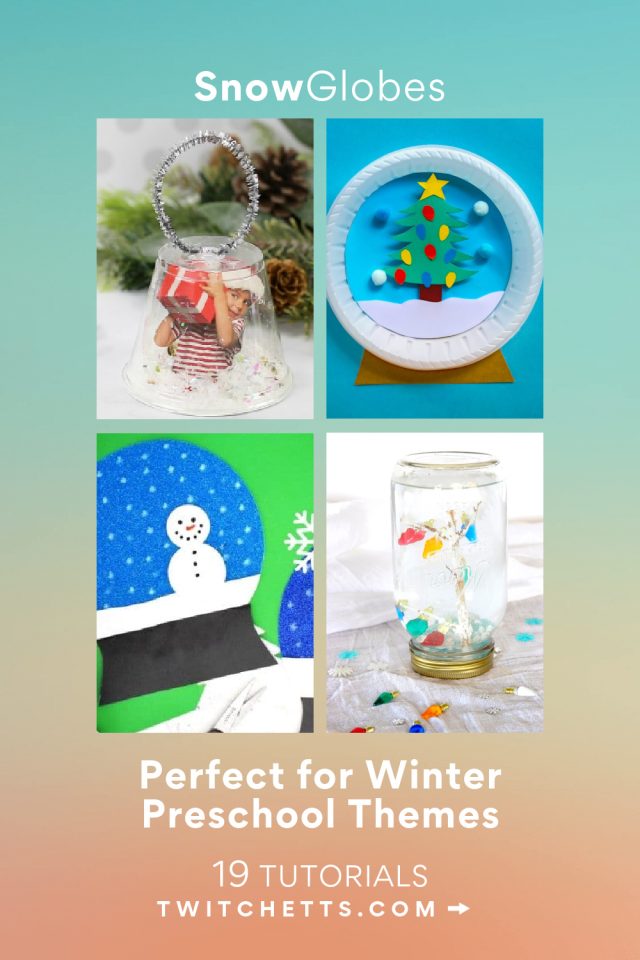 20 DIY Snow Globe crafts for kids to make Twitchetts