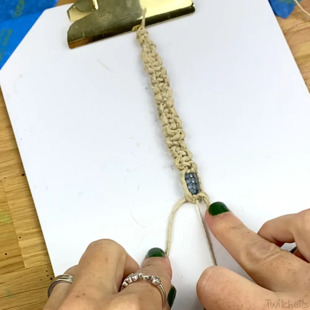 How To Begin And End A Hemp Necklace With Minimal Knotting