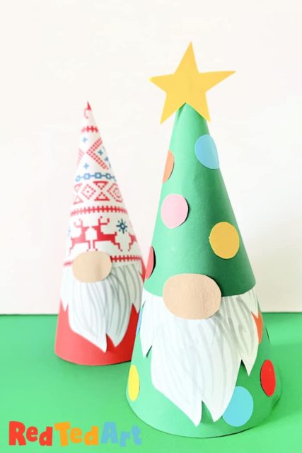 24 Easy Construction Paper Christmas Crafts Twitchetts 6927