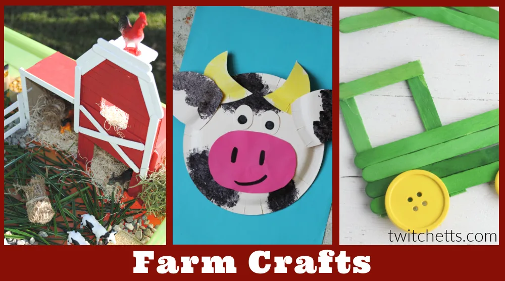 Images of farm crafts.
